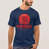 4th july US Ham Radio  - Patriotic shirts for (Voorkant)