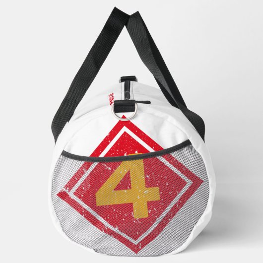 4th Marine Division "Fighting Fourth" White Custom Plunjezak (Rechts)