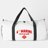 4th Marine Division "Fighting Fourth" White Custom Plunjezak (Achterkant)