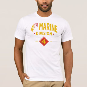 4th Marine Division United States Military T-shirt