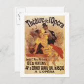 4th Masked Ball at Theatre Briefkaart (Voorkant / Achterkant)
