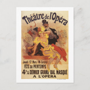 4th Masked Ball at Theatre Briefkaart