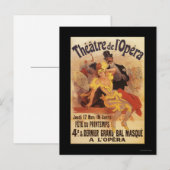 4th Masked Ball at Theatre Briefkaart (Voorkant / Achterkant)