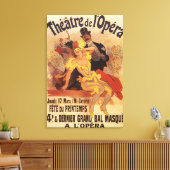 4th Masked Ball at Theatre Canvas Afdruk (Insitu (Woonkamer))