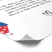 4th of How Big is mama's buik Baby shower Game Poster (Hoek)