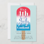 4th of Juli Popsicle Uitnodiging van de Raadplegin (Voorkant)