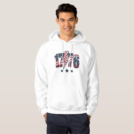 4th of July 1776-63751 Hoodie (Voorkant volledig)