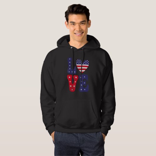 4th Of July 2 Hoodie (Voorkant volledig)