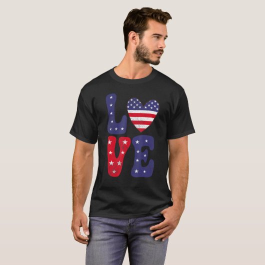 4th Of July 2 T-shirt (Voorkant volledig)