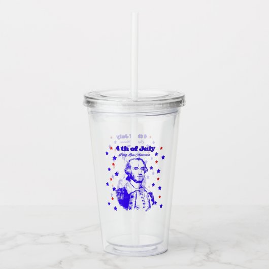 4th of July Acryl Drinkbeker (Voorkant)