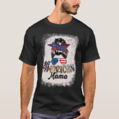 4th of July All American Mama Bleached Tees Messy  (Voorkant)