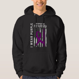 4th of July Alzheimers Awareness Mamaw Amerikaans Hoodie