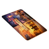 4th of July America 1776 - 2026 USA 250th Flexible Magneet (Rechterzijde)