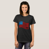 4th of July America Patriotic Day T-shirt (Voorkant volledig)