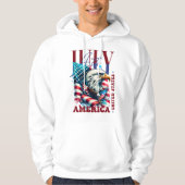 4th of July American Eagle Sublimation-61904 Hoodie (Voorkant)
