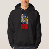 4th Of July American Flag Bald Eagle Mullet Play F Hoodie (Voorkant)