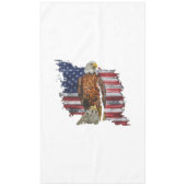 4th of July American Flag Eagle Independence Day Tafelkleed (Voorkant)