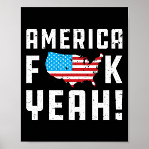 4th Of July Amerika Ja Grappig Cadeau Poster