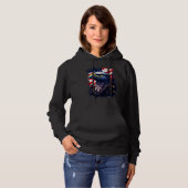 4th Of July Bald Eagle American US Flag Country 4t Hoodie (Voorkant volledig)