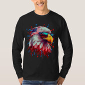 4th Of July Bald Eagle T-shirt (Voorkant)