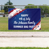 4th of July BBQ Party Banner (Insitu)