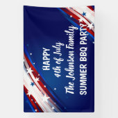  4th of July BBQ Party Banner (Verticaal)