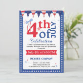 4th of July Block Party Kaart (Staand voorkant)