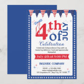 4th of July Block Party Kaart (Voorkant / Achterkant)