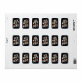 4th of July Booze Party | Red White and Booze Etiket (Full Sheet)