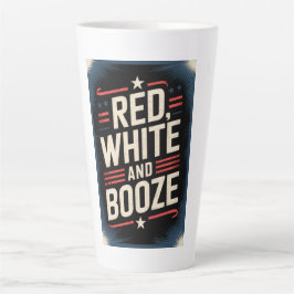 4th of July Booze Party | Red White and Booze Latte Mok