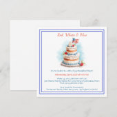 4th of July Breakfast Invitation – Patriotic Feestdagenkaart (Voorkant / Achterkant)