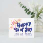 4th of july briefkaart (Staand voorkant)