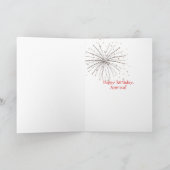 4th of July-Chinese Crested Haarloze hond Kaart (Binnen)