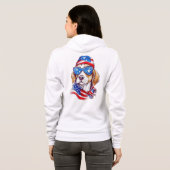 4th Of July Dog Sublimation-66361 Hoodie (Achterkant volledig)