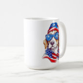 4th Of July Dog Sublimation-66361 Koffiemok (Voorkant rechts)