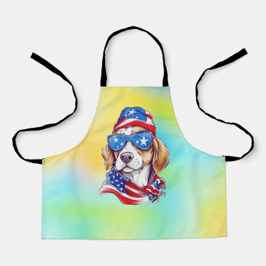 4th Of July Dog Sublimation-66361 Schort (Voorkant)