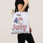 4th of July Folie Balloons Stars Stripes - Canvas Tote Bag (Dichtbij)