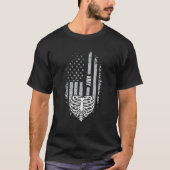 4th of July for a Patriotic X Ray Tech T-shirt (Voorkant)