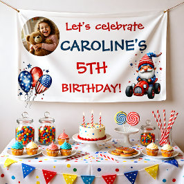 4th Of July Gnome Kid's Birthday  Spandoek