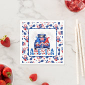 4th Of July Gnomes Servet (Insitu)