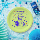 4th of July green Papieren Bordje (Feest)