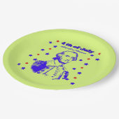 4th of July green Papieren Bordje (Gekanteld)