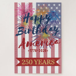 4th of July Happy Birthday America USA 250th Legpuzzel