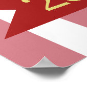 4th of July Happy Birthday America USA 250th Poster (Hoek)