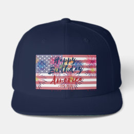 4th of July Happy Birthday America USA 250th Trucker Pet