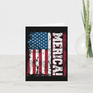 4th of July Independence Day American Flag Patriot Kaart