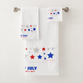 4th of July Independence Day Bad Handdoek (Insitu)