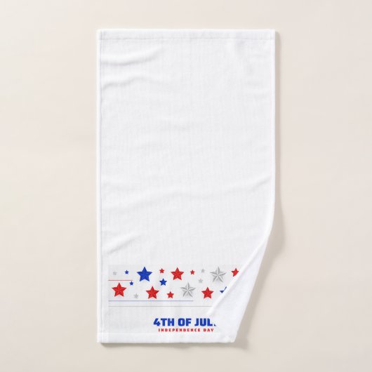 4th of July Independence Day Bad Handdoek (Handdoek)