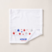 4th of July Independence Day Bad Handdoek (Wasdoekje)