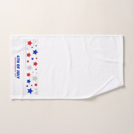 4th of July Independence Day Bad Handdoek (Handdoek)